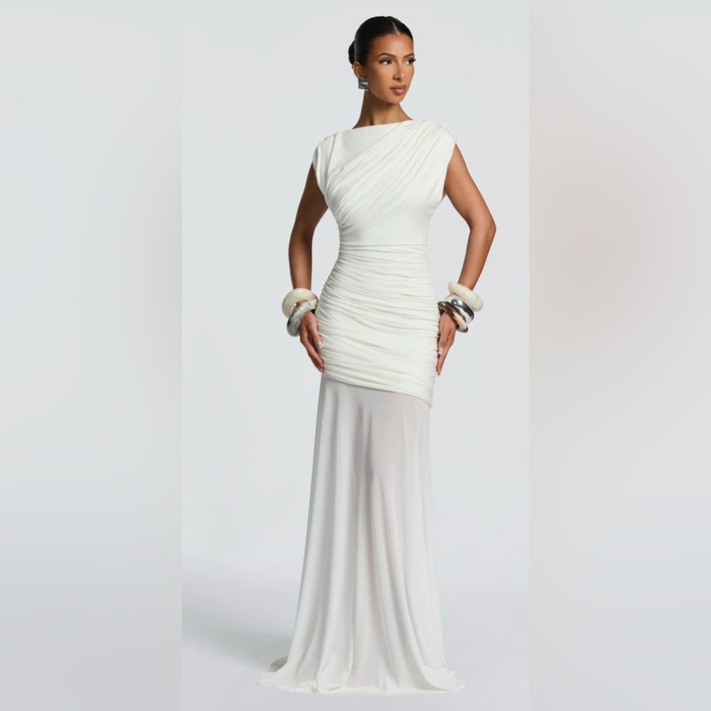 Babyboo Chic Maxi White Dress
